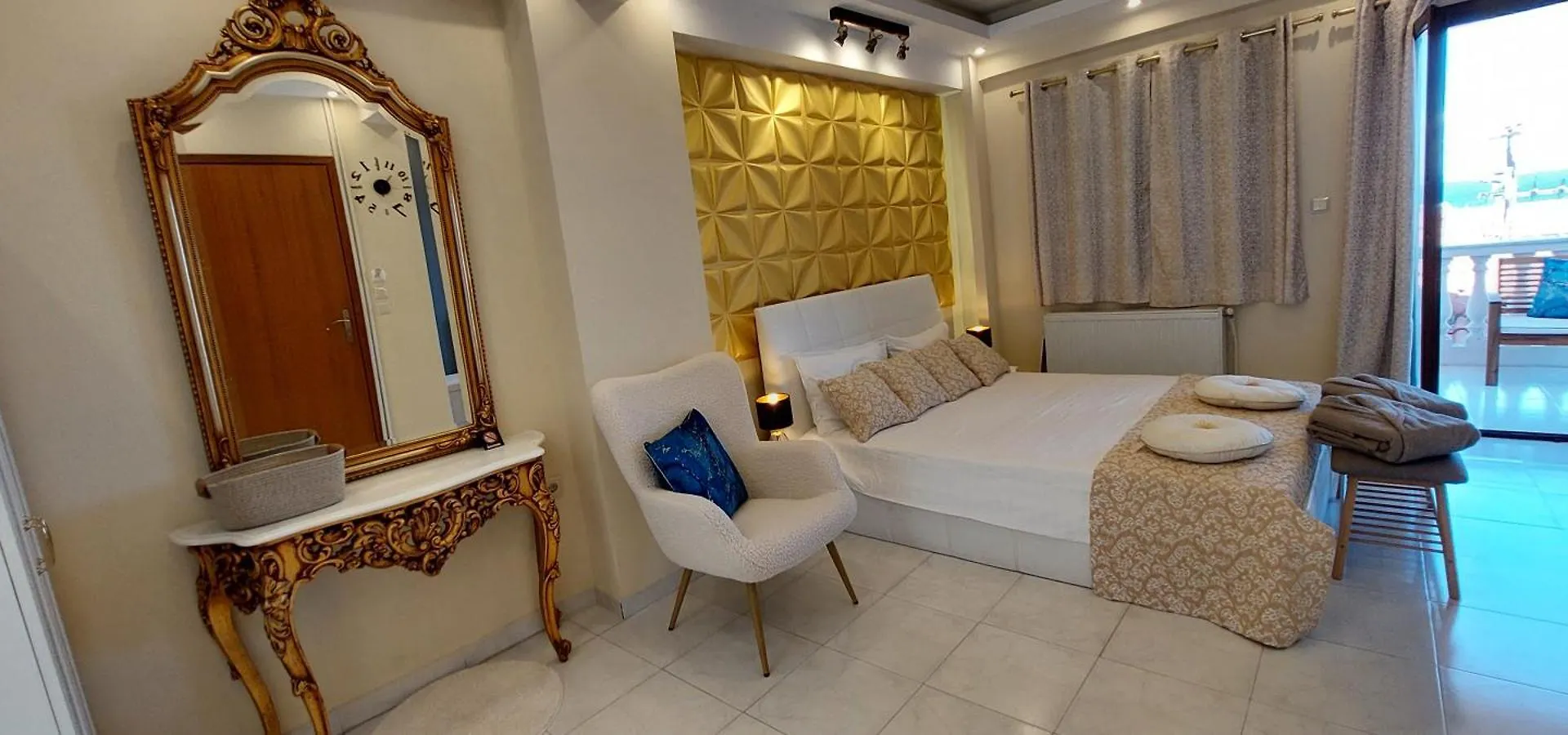 Artemis Apartments Златна Гледка Към Морето Polychrono Greece
